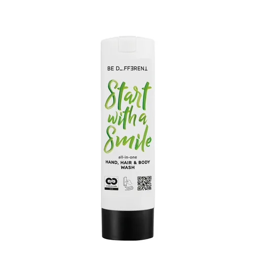 Be Different · Gel de spălare pentru mâini, păr și corp, SmartCare 300 ml